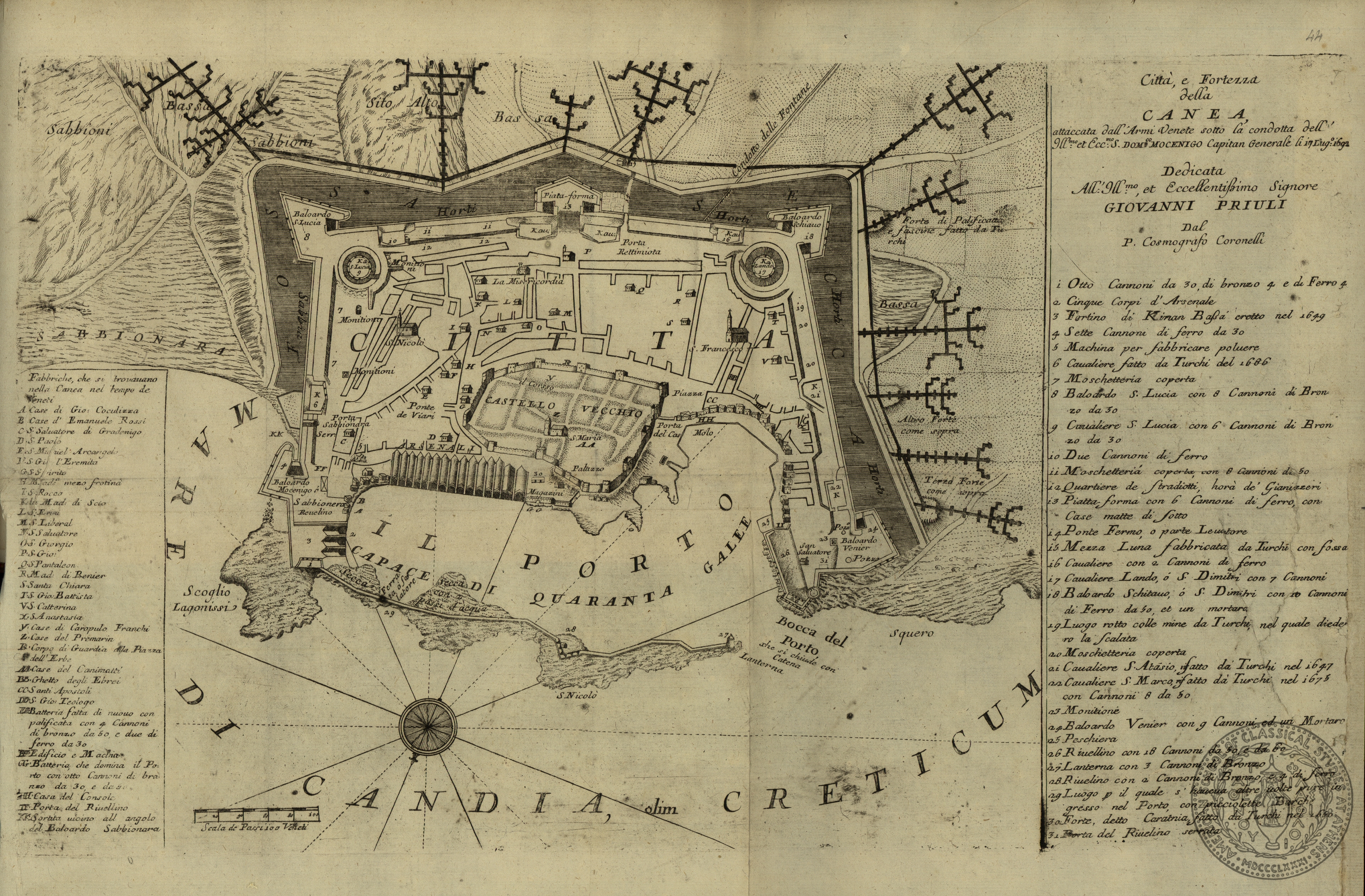 Citta e fortezza della Canea